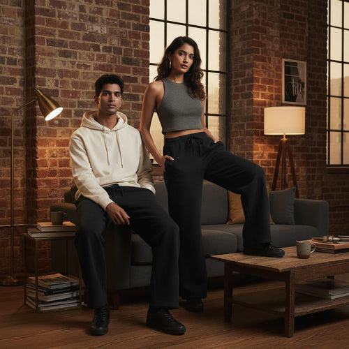 ELAN COTTS - Men & Women's Sweatpants - Terry Fabric - Softness - Durability - Breathability.