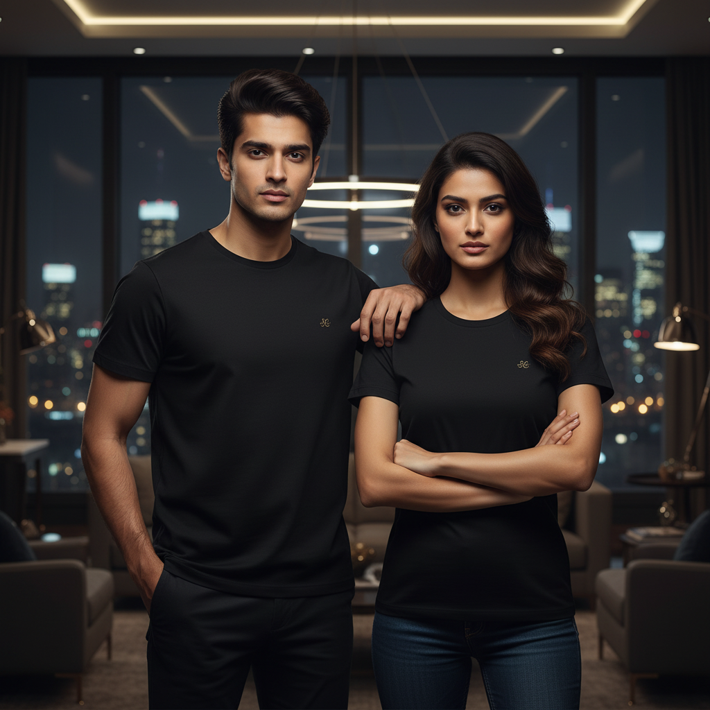 Roundneck - T-Shirt - Supima - Luxury feel, soft and breathable