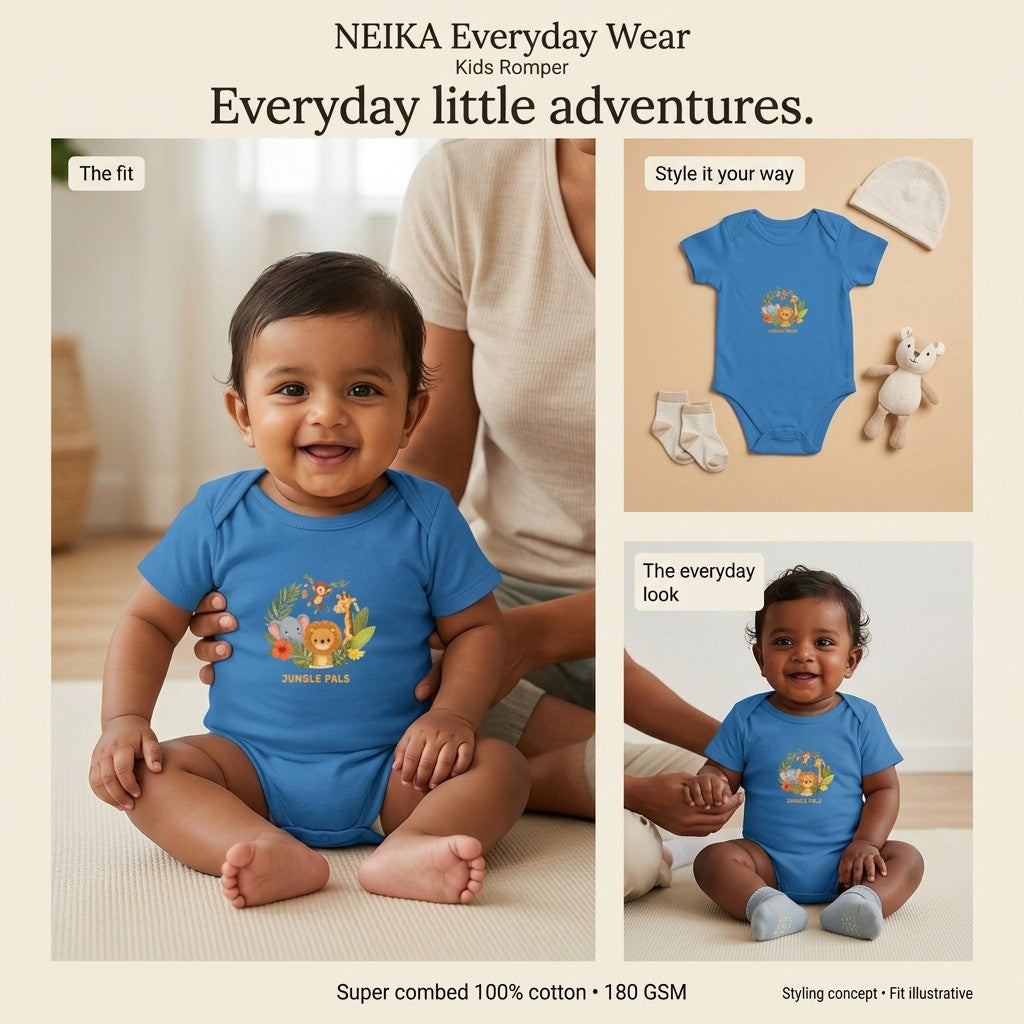 NEIKA Cotton Baby Romper