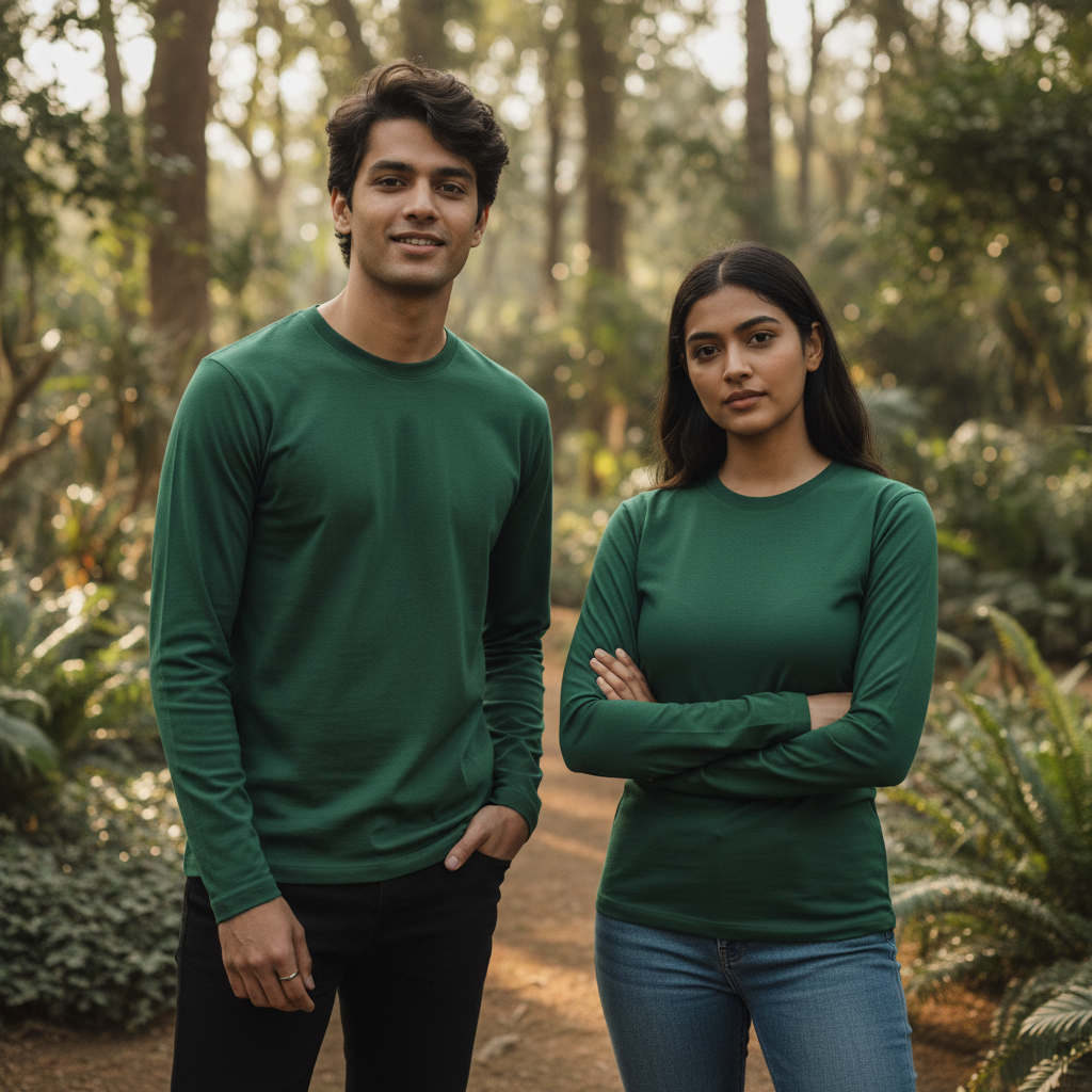 Full Sleeve T-Shirt - 100% Cotton - Everyday Wear