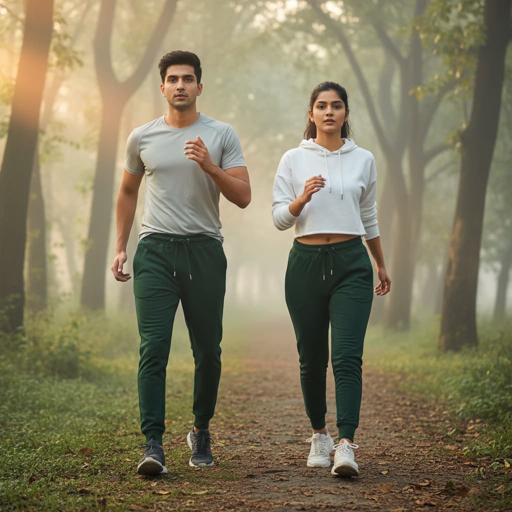 ELAN COTTS Men & Women's Joggers – 100% Cotton | 260 GSM Ribbed Waist & Cuffs Active Feel Movement-Ready Comfort