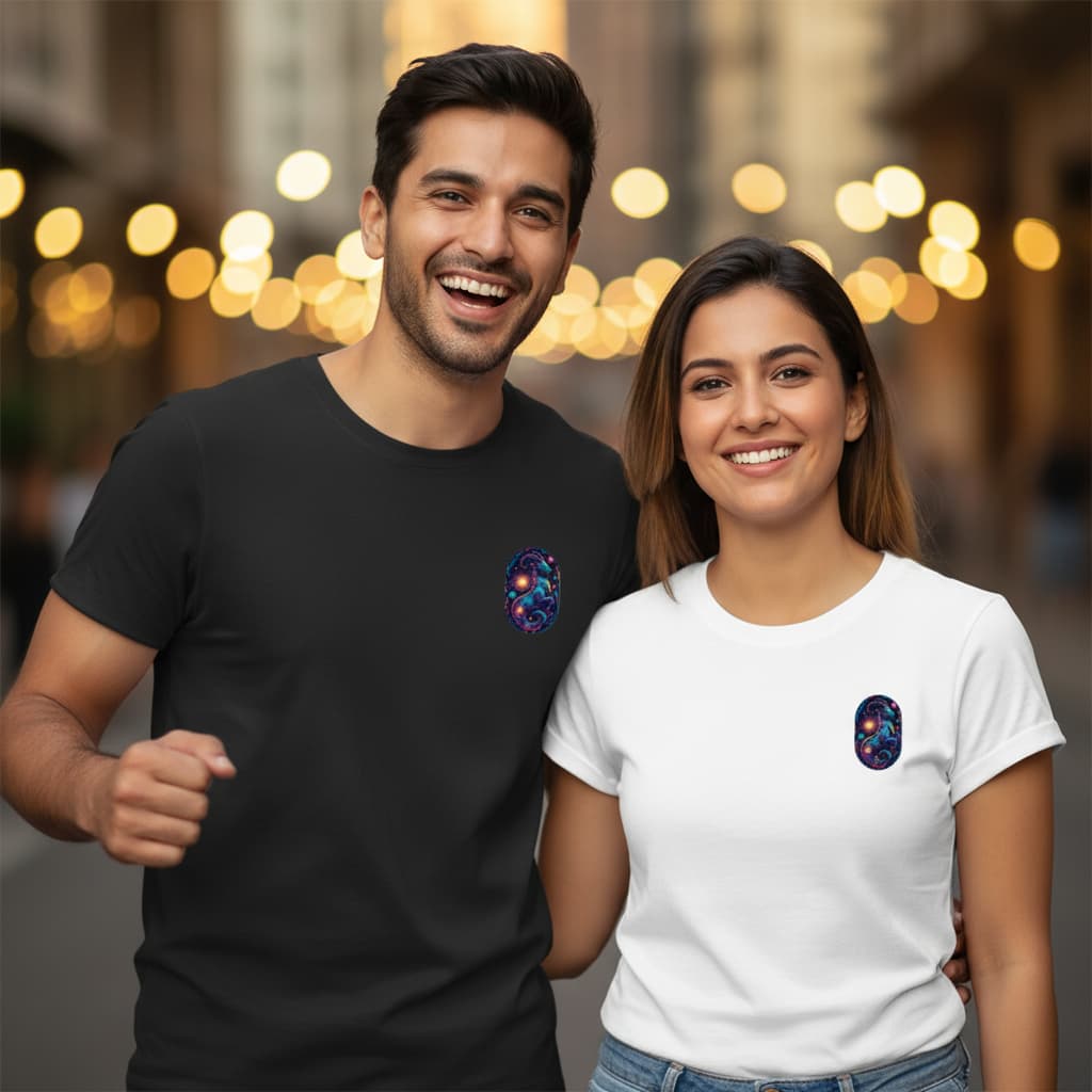 ELAN COTTS Capricorn Zodiac Men & Women's Roundneck T-Shirt – 100% Cotton | 180 GSM Classic Crew Tee