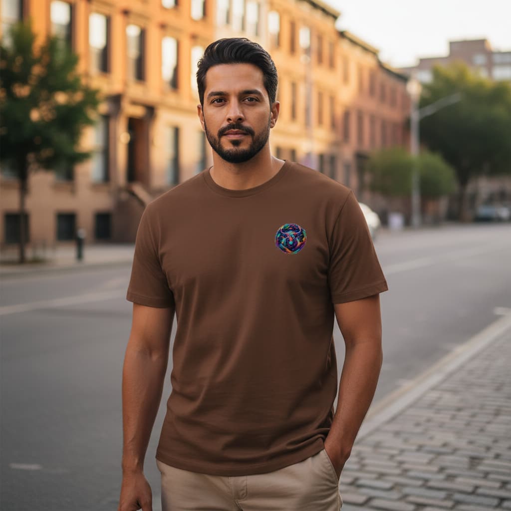 ELAN COTTS Taurus Zodiac Men & Women's Roundneck T-Shirt – 100% Cotton | 180 GSM Classic Crew Tee