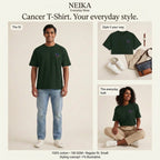 NEIKA Cancer Zodiac Unisex Cotton T-Shirt, 180 GSM Regular Fit