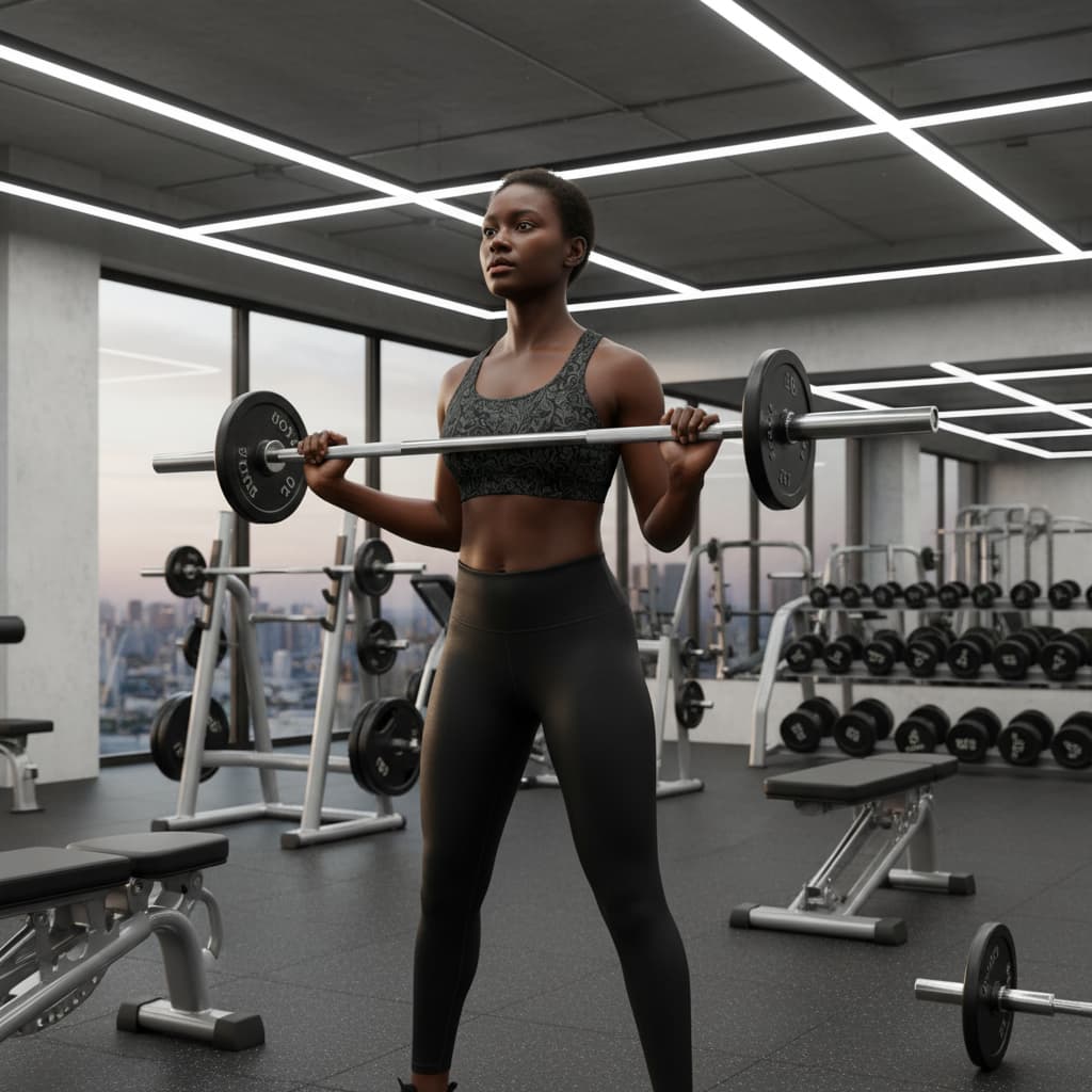 ELAN COTTS Women's Sports Bra – Racerback with Removable Pads | 220 GSM Stretch & Support