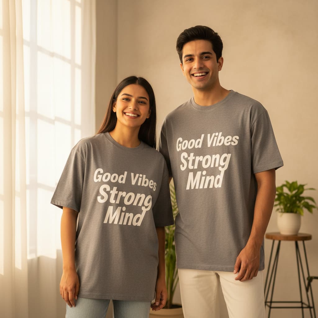 ELAN COTTS Oversized T-Shirt Men & Women's – 100% Cotton | Classic Crew Streetwear