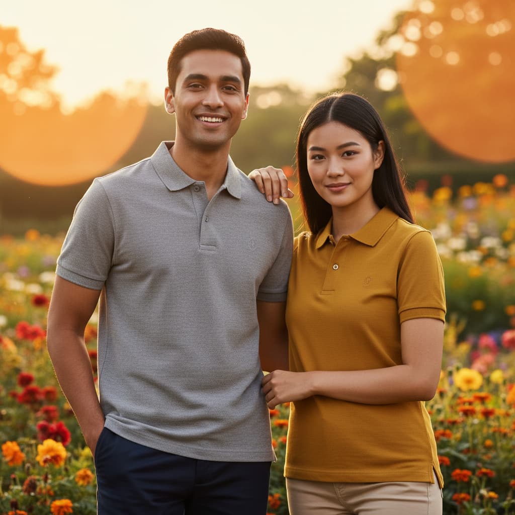 ELAN COTTS Premium Cotton Polo T-Shirt – Regular Fit | 220 GSM Airtex Cool & Classic