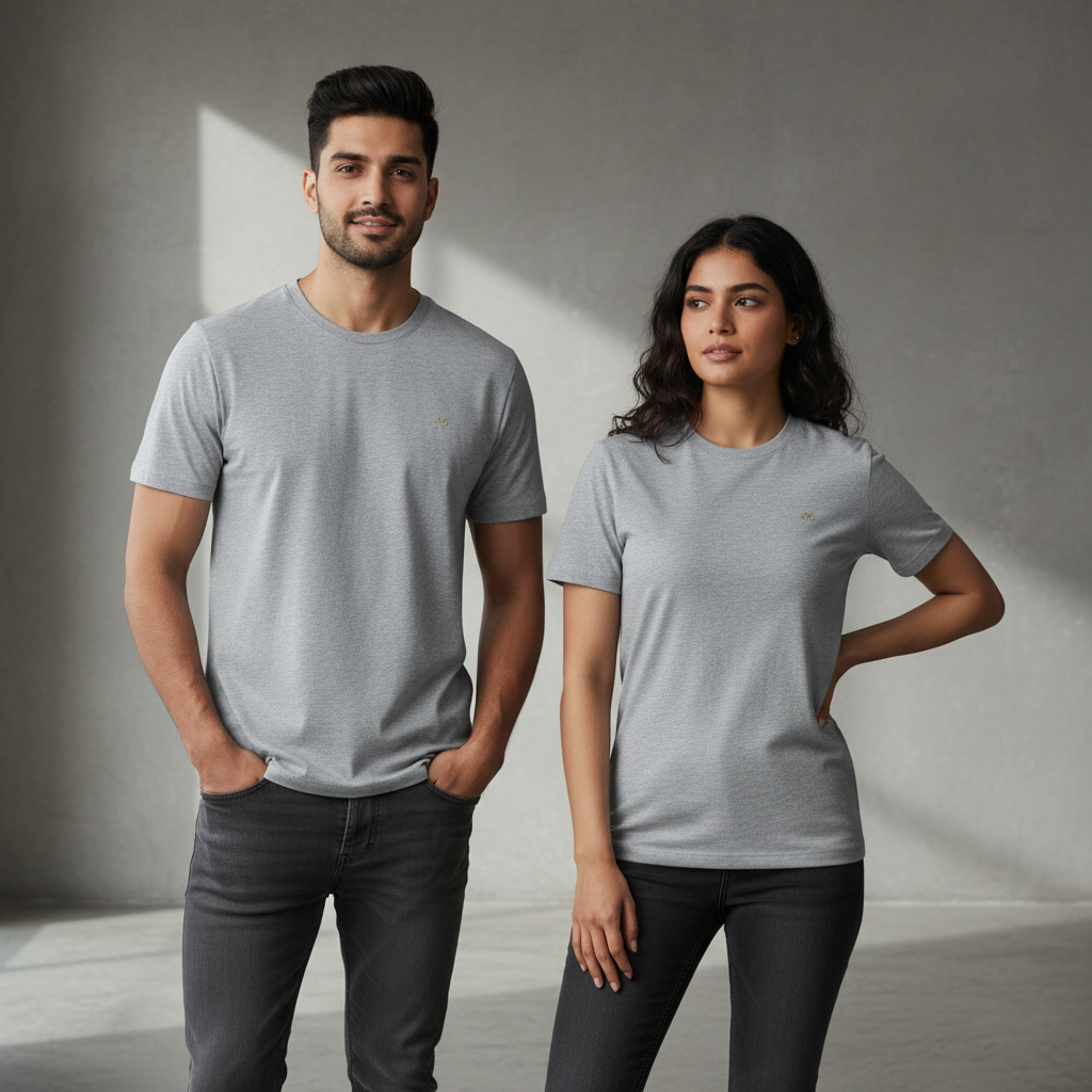 Roundneck -  Basic T-Shirt -  lightweight, breathable