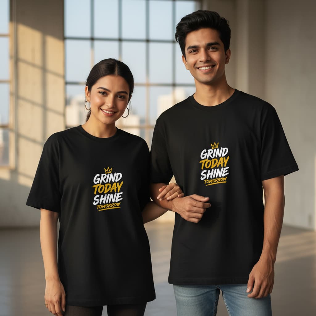 ELAN COTTS  Oversized T-Shirt Men & Women's – 100% Cotton | Classic Crew Streetwear