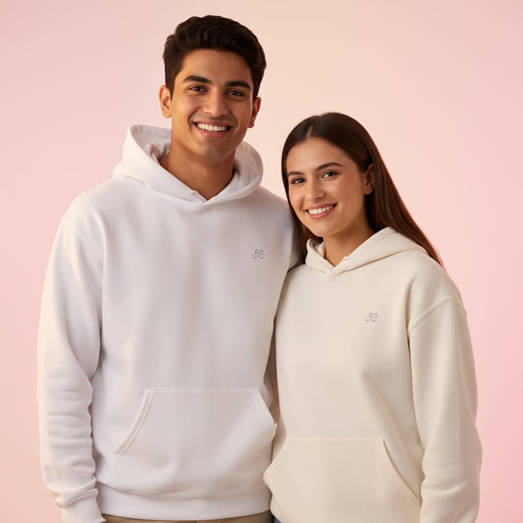 ELAN COTTS Pullover Hoodie Men & Women's – 90% Cotton 260 GSM Terry | Soft & Breathable All-Season