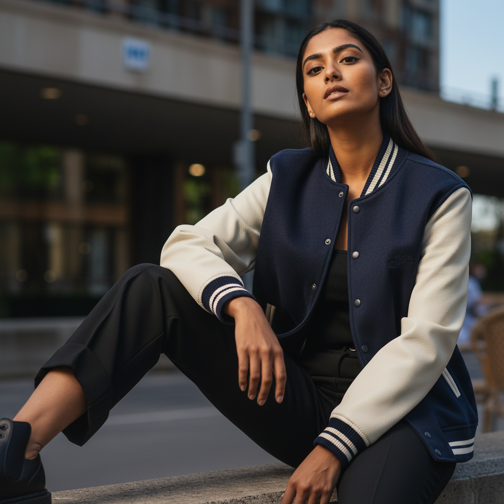 Unisex Varsity Jacket - 100% Cotton