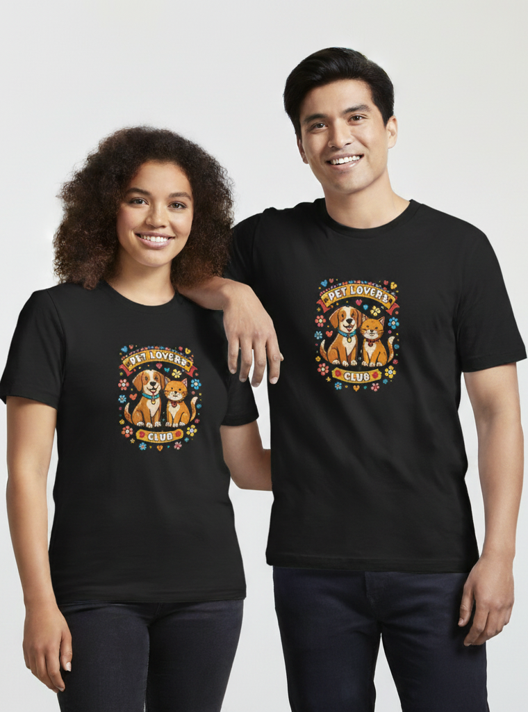 Roundneck-Pet Lovers - World's Finest Cotton