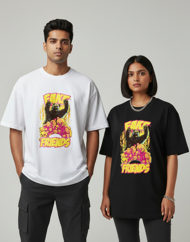 Roundneck - T-shirt - FAKE FRIENDS
