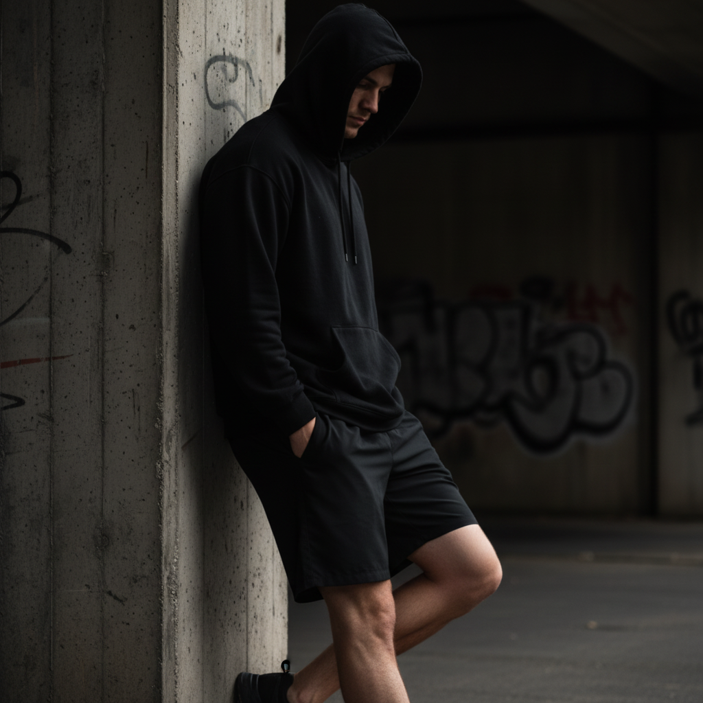 Shorts - Unisex style with slip-on pockets for added convenience.