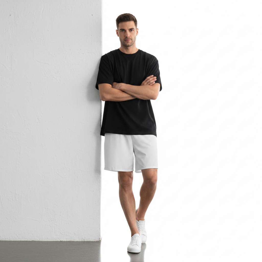 Shorts - Unisex style with slip-on pockets for added convenience.