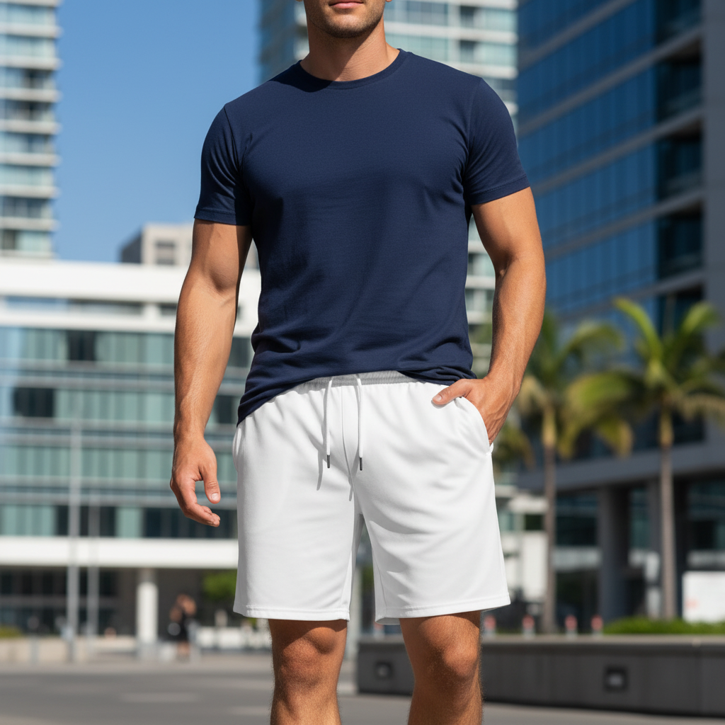 Shorts - Unisex style with slip-on pockets for added convenience.