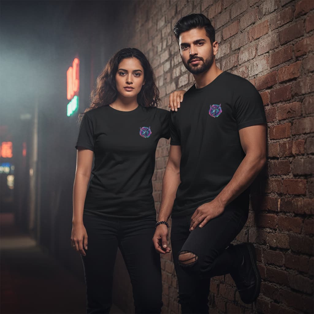 ELAN COTTS Virgo Zodiac Men & Women's Roundneck T-Shirt – 100% Cotton | 180 GSM Classic Crew Tee