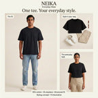 NEIKA Unisex Cotton Stretch T-Shirt