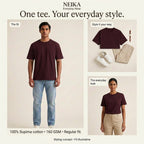NEIKA Unisex Supima Cotton T-Shirt, Regular Fit