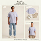 NEIKA Unisex Cotton Stretch T-Shirt