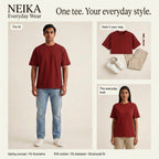 NEIKA Unisex Cotton Stretch T-Shirt
