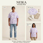 NEIKA Unisex Tie-Dye Oversized T-Shirt, 260 GSM Cotton Blend