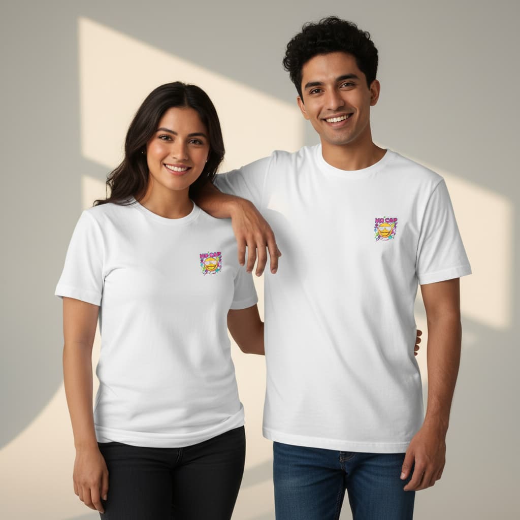 ELAN COTTS Men & Women's Basic Roundneck T-Shirt – 180 GSM Poly-Cotton | Silicon-Washed Ultra Soft Everyday Tee