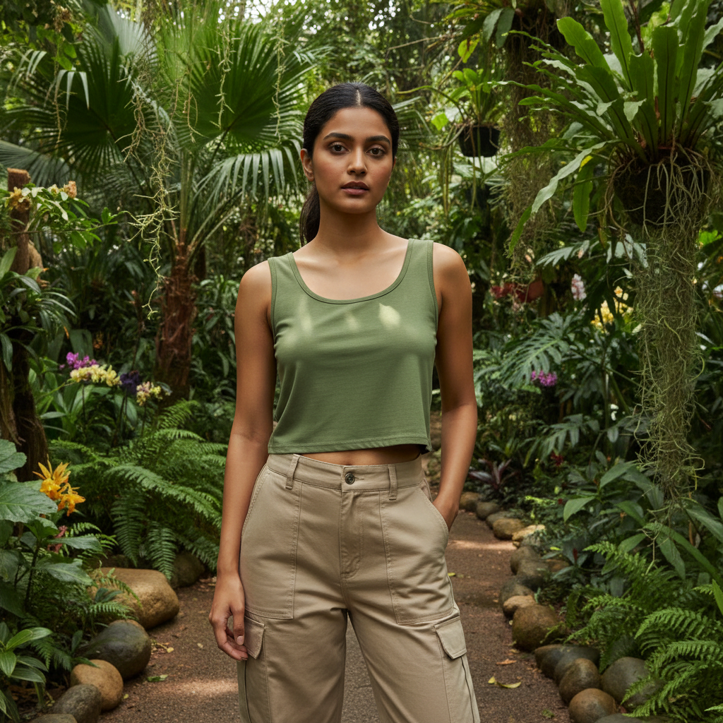 Crop Tank - Premium Feel - Ultra-soft breathable comfort that lasts all day.