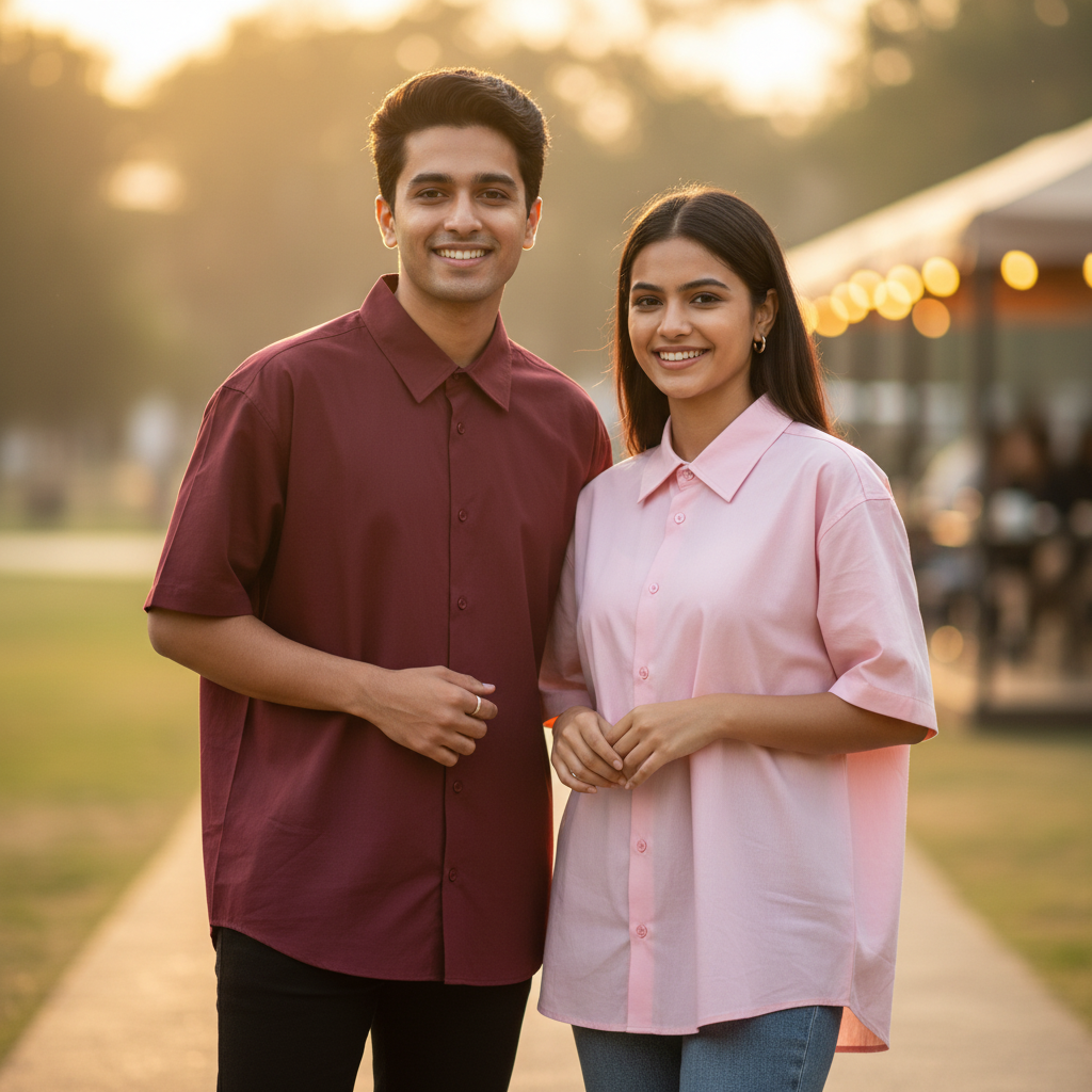 Cotton Shirt - Oversized - Easy Going Vibe