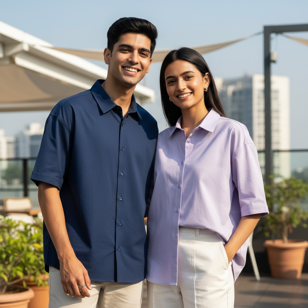 Cotton Shirt - Oversized - Easy Going Vibe