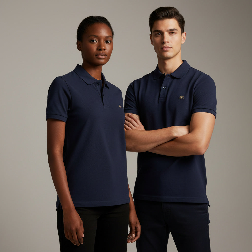 ELAN COTTS Premium Cotton Polo T-Shirt – Regular Fit | 220 GSM Airtex Cool & Classic
