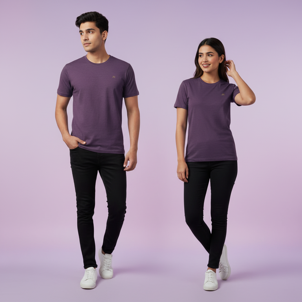 Roundneck -  Basic T-Shirt -  lightweight, breathable