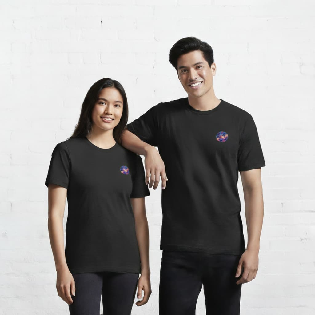 ELAN COTTS Libra Zodiac Men & Women's Roundneck T-Shirt – 100% Cotton | 180 GSM Classic Crew Tee