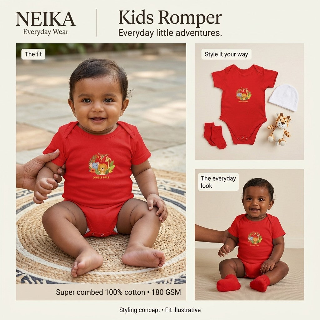 NEIKA Cotton Baby Romper