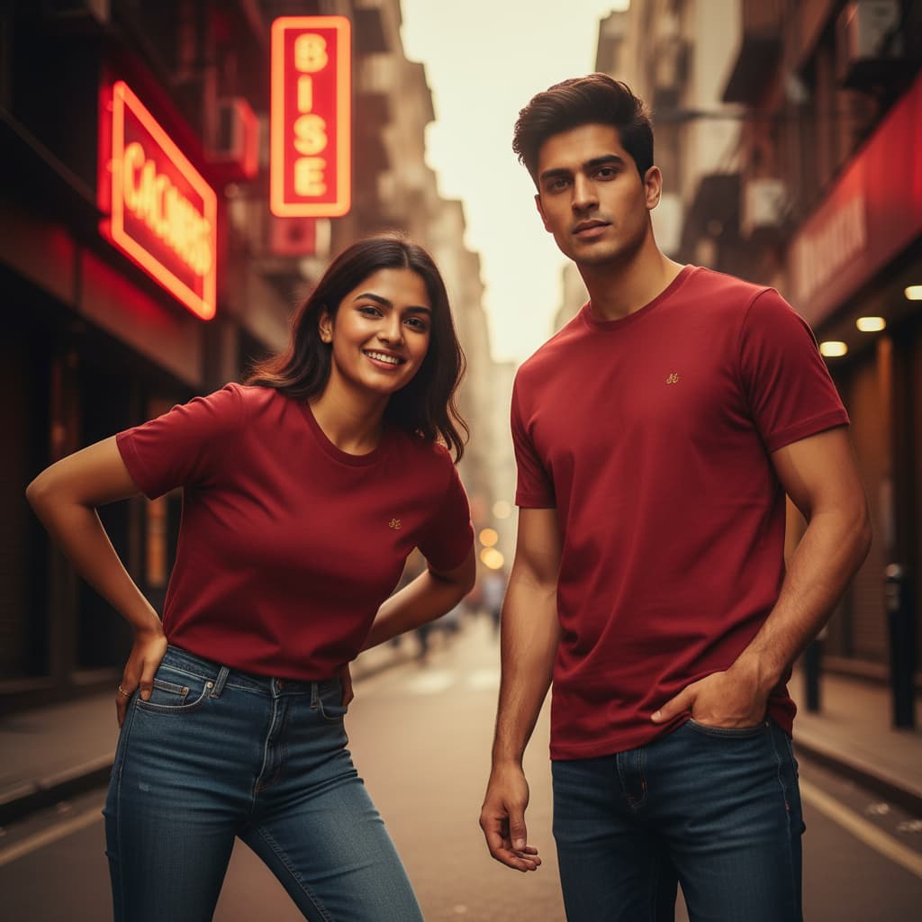 ELAN COTTS Men's & Women's Basic Roundneck T-Shirt – 180 GSM Poly-Cotton | Lightweight & Breathable