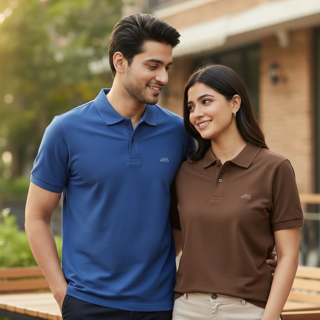 ELAN COTTS Premium Cotton Polo T-Shirt – Regular Fit | 220 GSM Airtex Cool & Classic