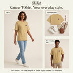 NEIKA Cancer Zodiac Unisex Cotton T-Shirt, 180 GSM Regular Fit