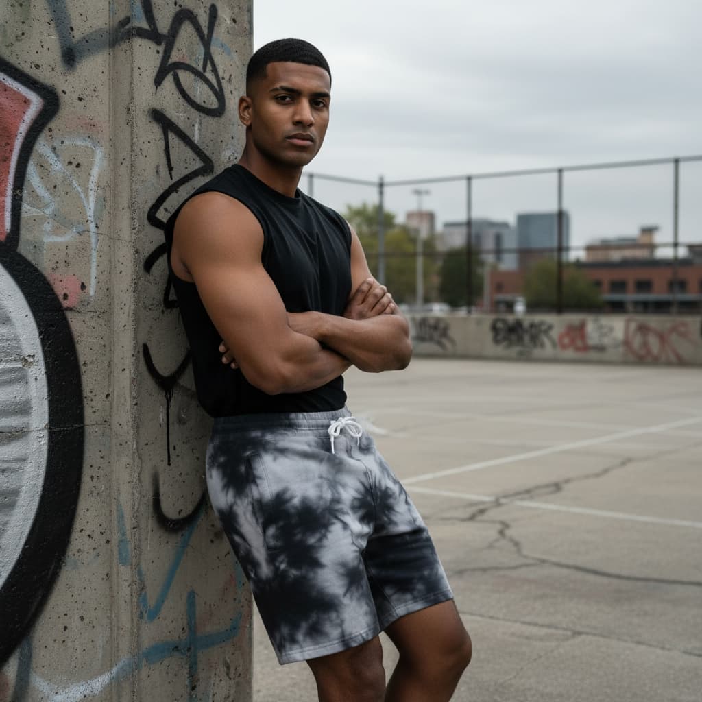 ELAN COTTS Men & Women's Tie-Dye Shorts – 260 GSM Cotton-Poly | Unique One-of-a-Kind Soft, Durable All-Day Comfort