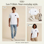 NEIKA Leo Zodiac Unisex Cotton T-Shirt, 180 GSM Regular Fit