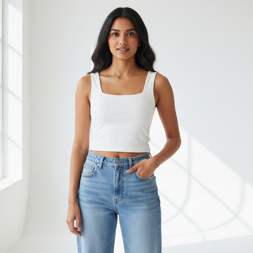 Crop Tank - Premium Feel - Ultra-soft breathable comfort that lasts all day.
