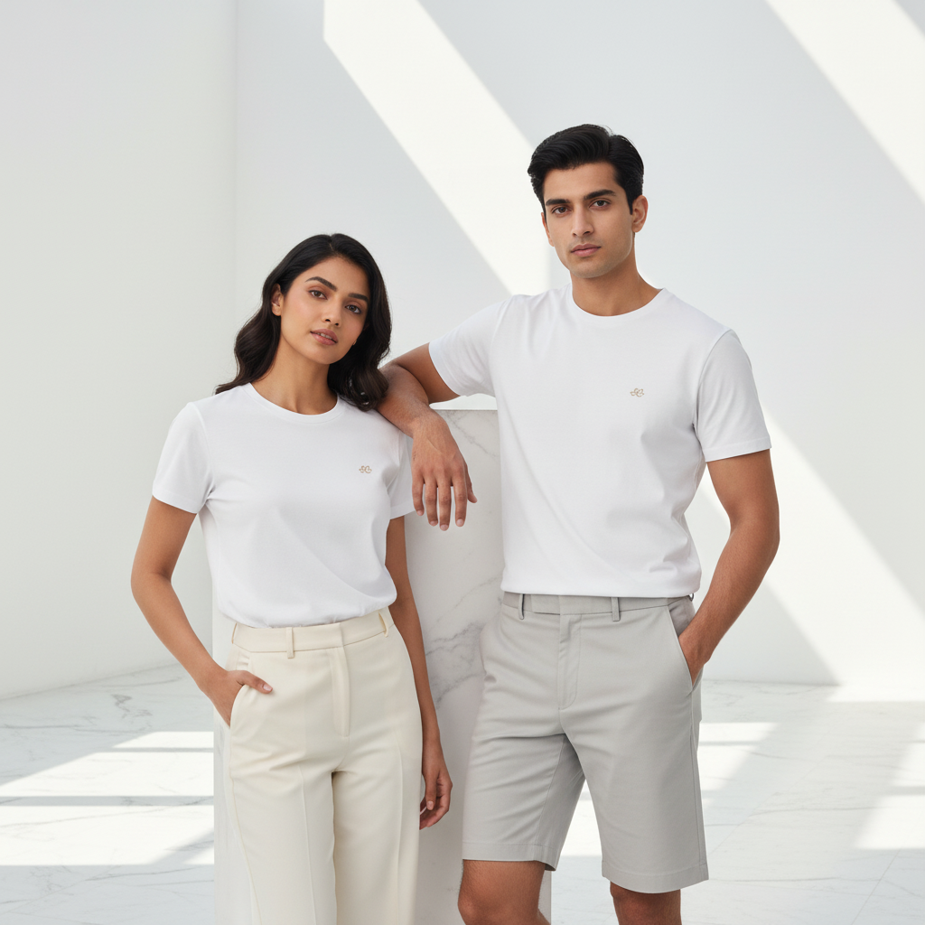 Roundneck - T-Shirt - Supima - Luxury feel, soft and breathable