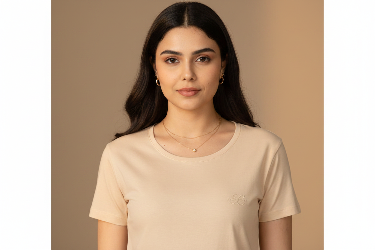 Women's T-Shirt - Beige