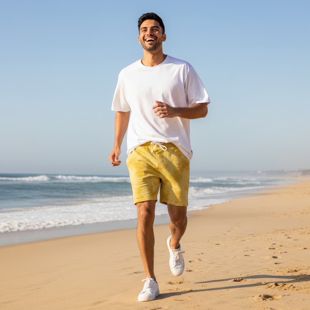 ELAN COTTS Men & Women's Tie-Dye Shorts – 260 GSM Cotton-Poly | Unique One-of-a-Kind Soft, Durable All-Day Comfort